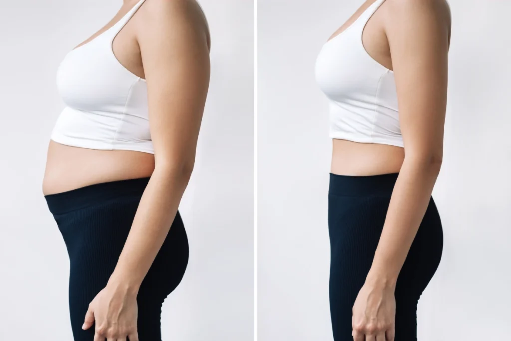 Laser Liposuction treatment before and after results at ProloHealing in Denville, NJ