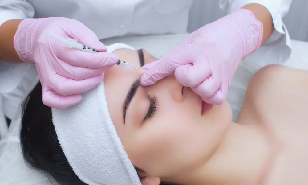 Female getting Botox at Ascend Regenerative in Denville, NJ