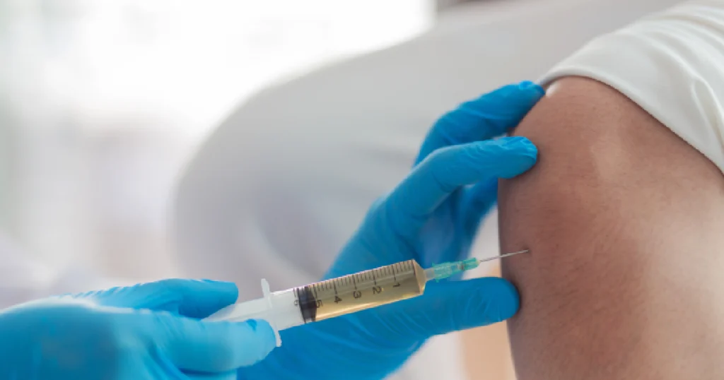Women receiving PRP Therapy Accelerates Healing After Injury in Denville, NJ at Ascend Regenerative