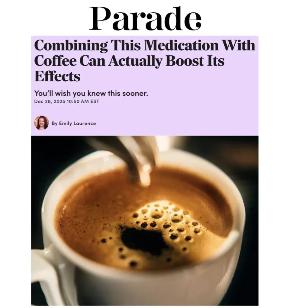 Combining This Medication With Coffee Can Actually Boost Its Effects